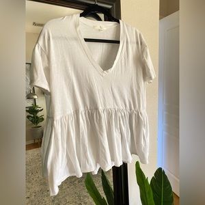 Free People White Blouse